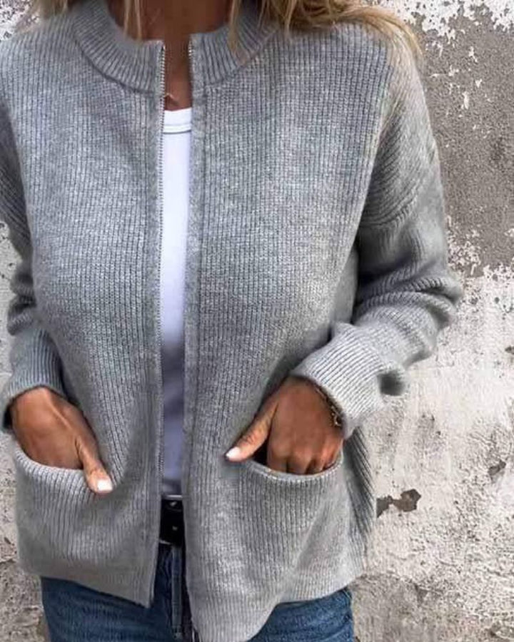 ERA - CARDIGAN EN COTON TRICOTÉ