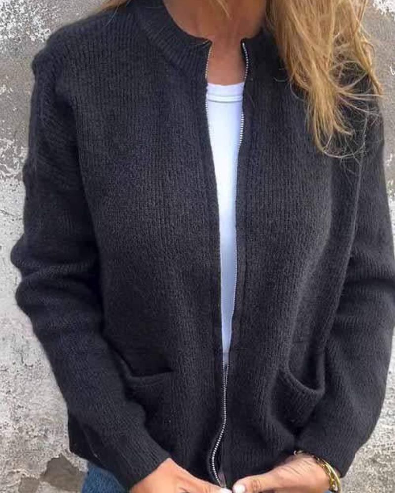 ERA - CARDIGAN EN COTON TRICOTÉ