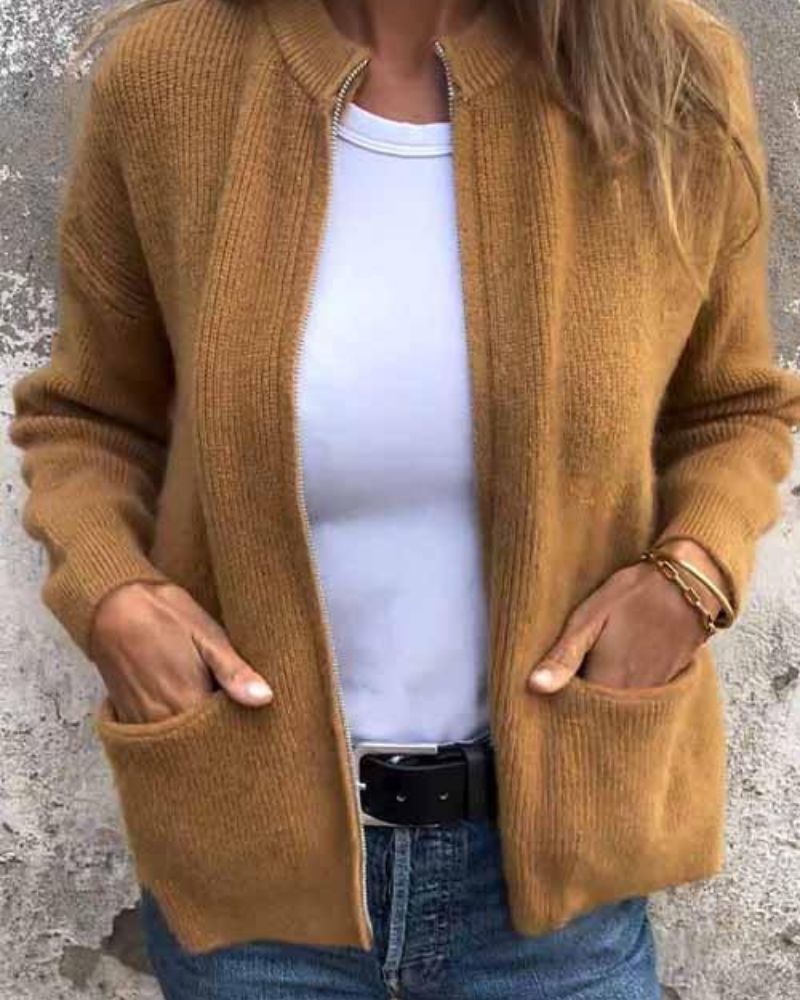 ERA - CARDIGAN EN COTON TRICOTÉ