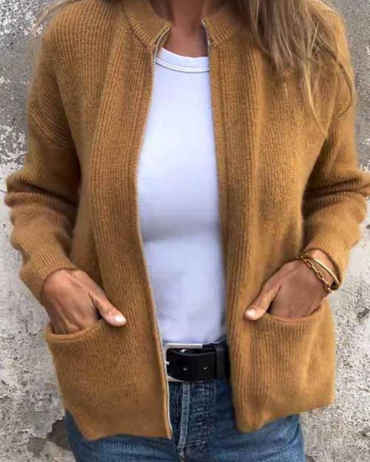 ERA - CARDIGAN EN COTON TRICOTÉ
