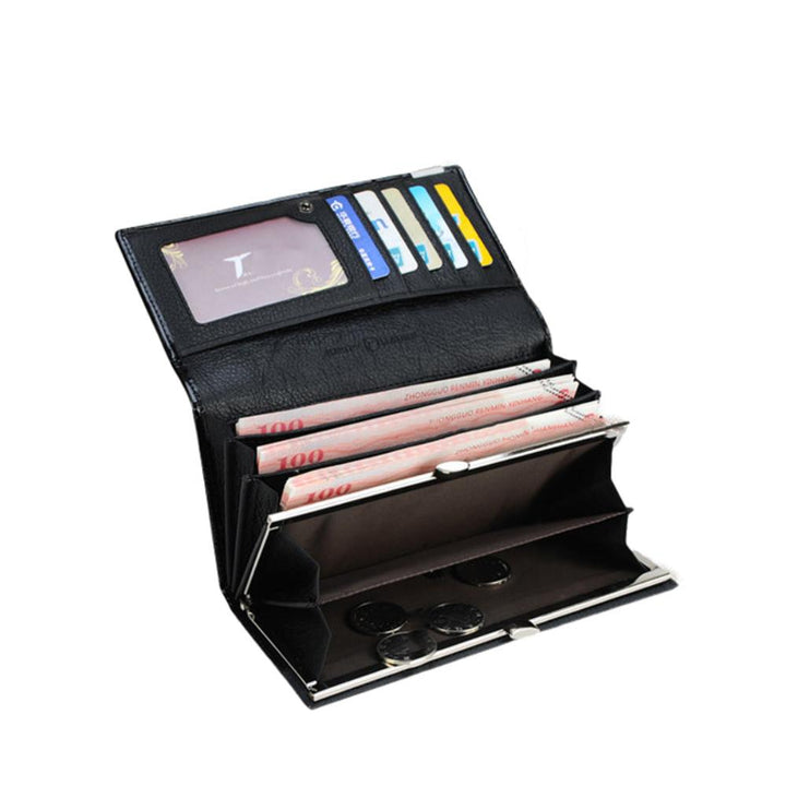 Style Madison™ | Portefeuille RFID élégant avec motif en relief