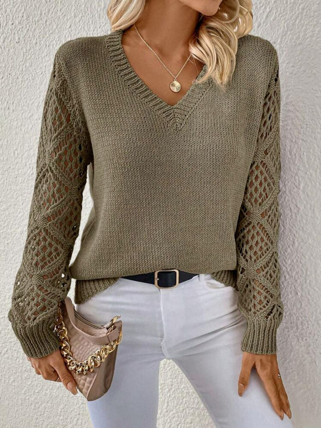 Elizabeth | Pull à col en V souple