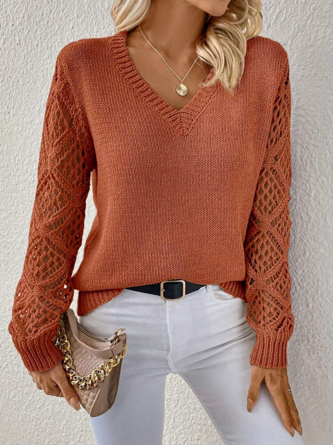 Elizabeth | Pull à col en V souple