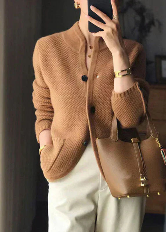 Claire – Cardigan en cachemire mélangé avec boutons