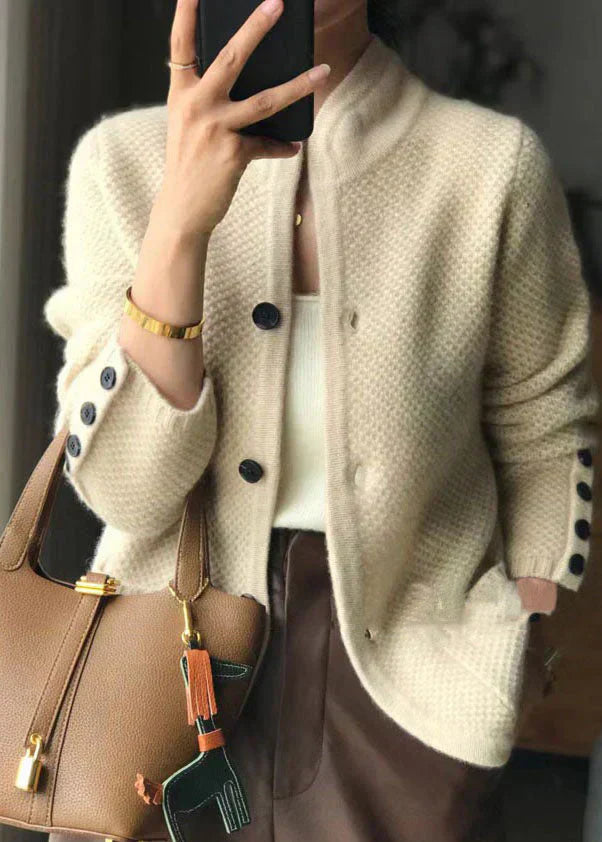 Claire – Cardigan en cachemire mélangé avec boutons