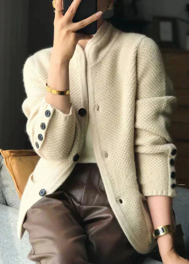 Claire – Cardigan en cachemire mélangé avec boutons