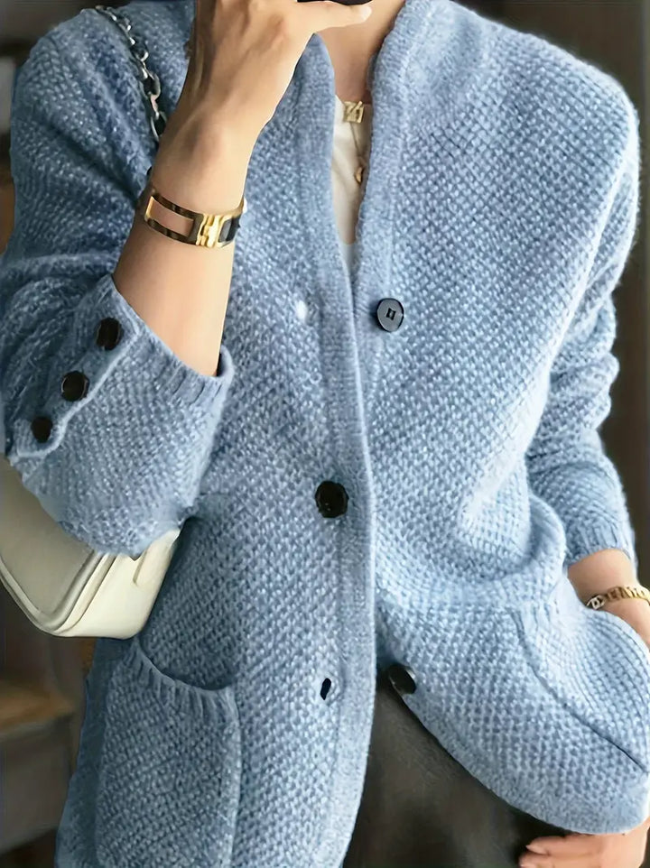 Claire – Cardigan en cachemire mélangé avec boutons