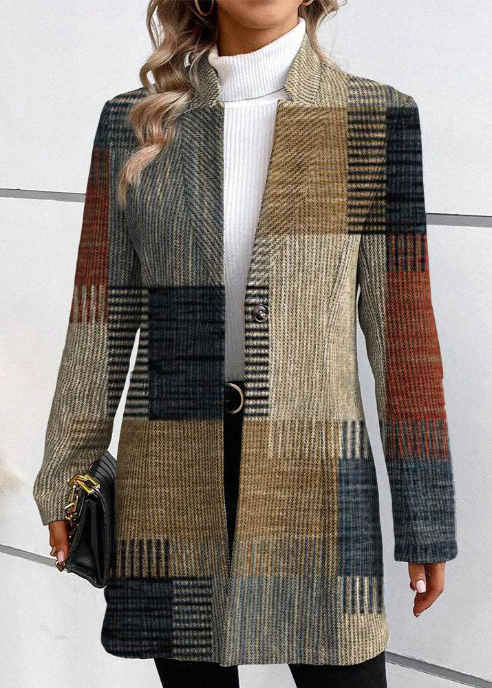 Lina™ | Blazer élégant à motifs