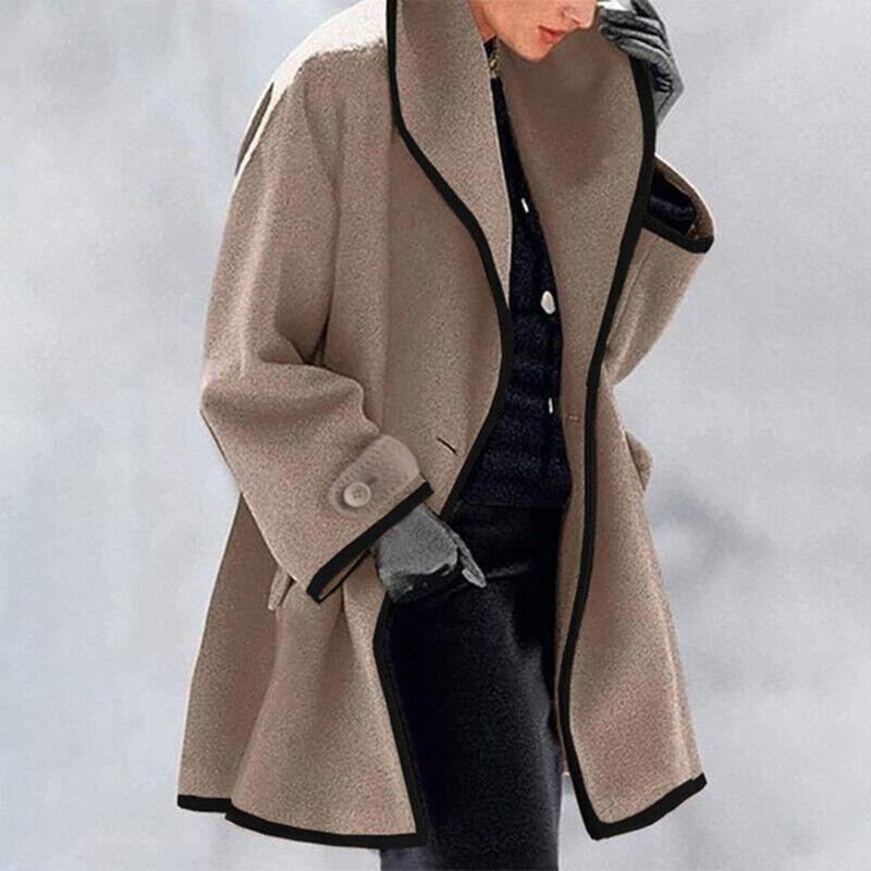 Elena | Manteau élégant pour femme avec boutons et coupe moderne