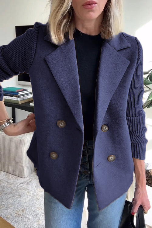 Jaz | Blazer chic à manches en maille