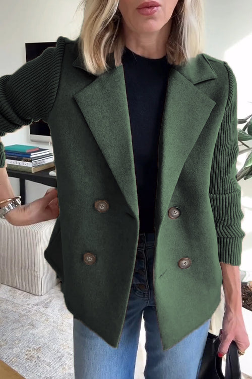 Jaz | Blazer chic à manches en maille