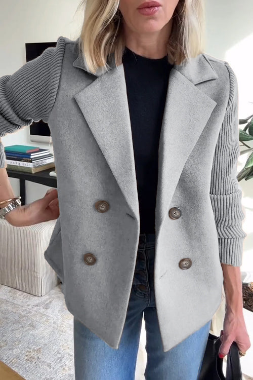 Jaz | Blazer chic à manches en maille