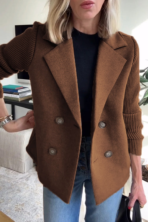 Jaz | Blazer chic à manches en maille