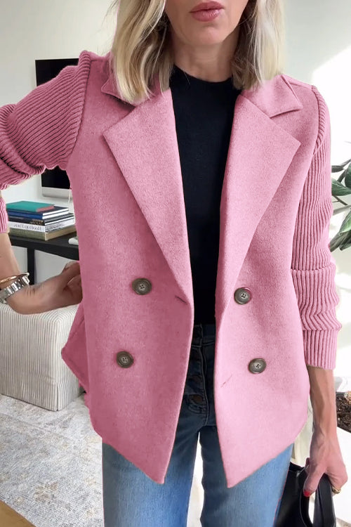 Jaz | Blazer chic à manches en maille
