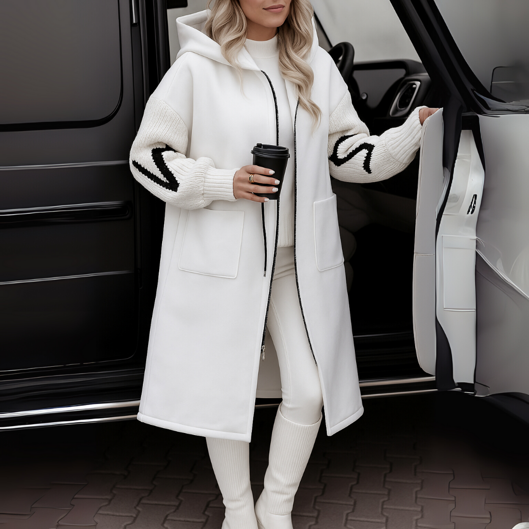 Rosana | Élégant manteau à capuche
