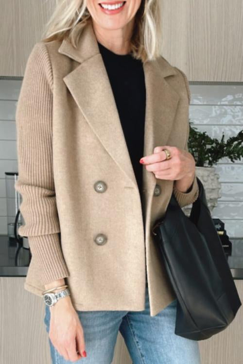 Jaz | Blazer chic à manches en maille