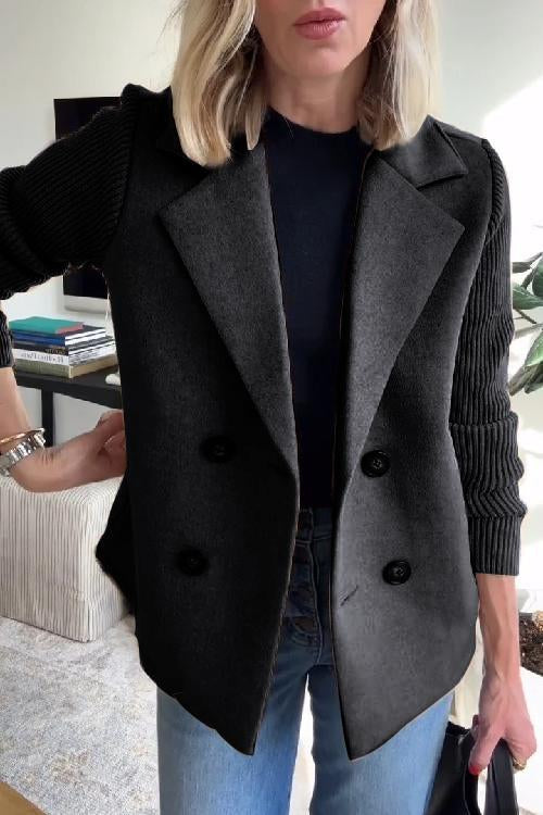 Jaz | Blazer chic à manches en maille