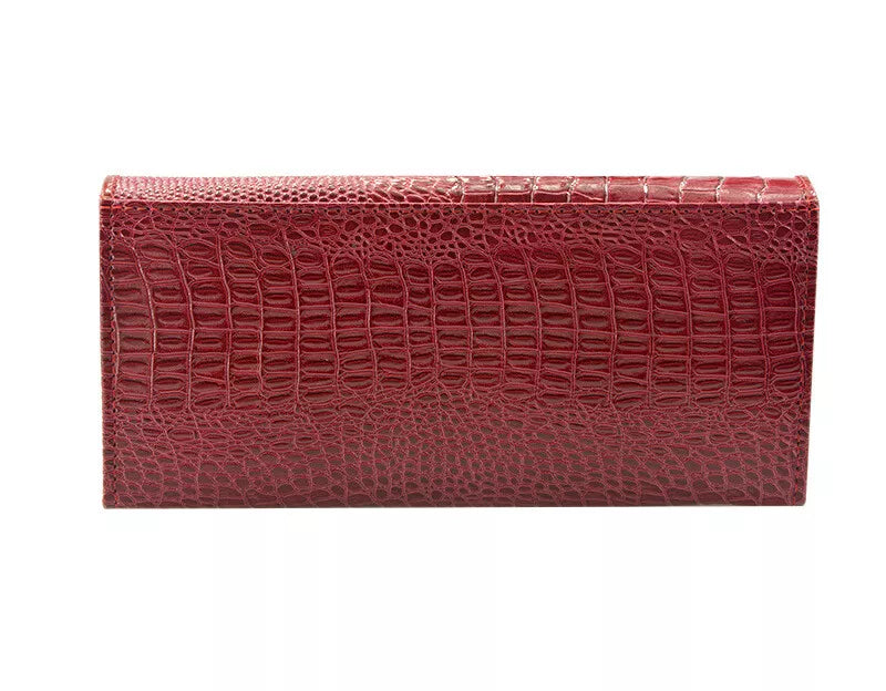 Style Madison™ | Portefeuille RFID élégant avec motif en relief